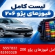 لیست کامل فیوزهای پژو ۲۰۶ 4 لیست کامل فیوزهای پژو 206